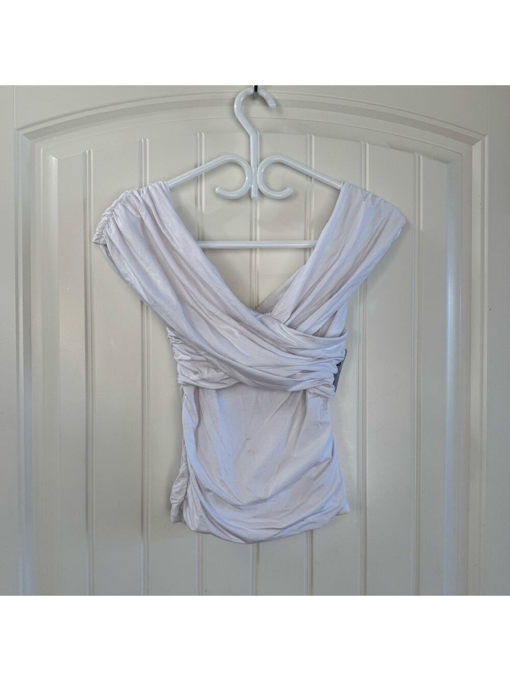 Abercrombie & Fitch Ruched Wrap Top